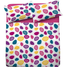 Mizas pakaiši 140x200 raksts 902E violets-dzeltens-zils jauns