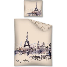 Kokvilnas gultas veļa 140x200 Paris Paris 2276 A 4481