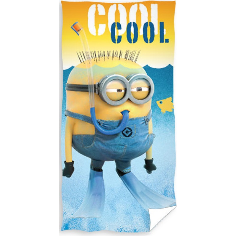 Dvielis 70 x 140 C Minions 0614 Minionek diver 820-657-R