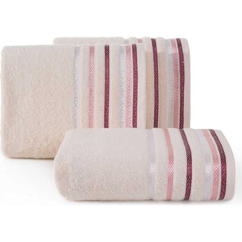 Livia dvielis 50x90 06 gaiši rozā 500 g/m2