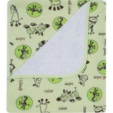 Dubulta vasaras sega 80x90 Zebra 072 Green Cotton