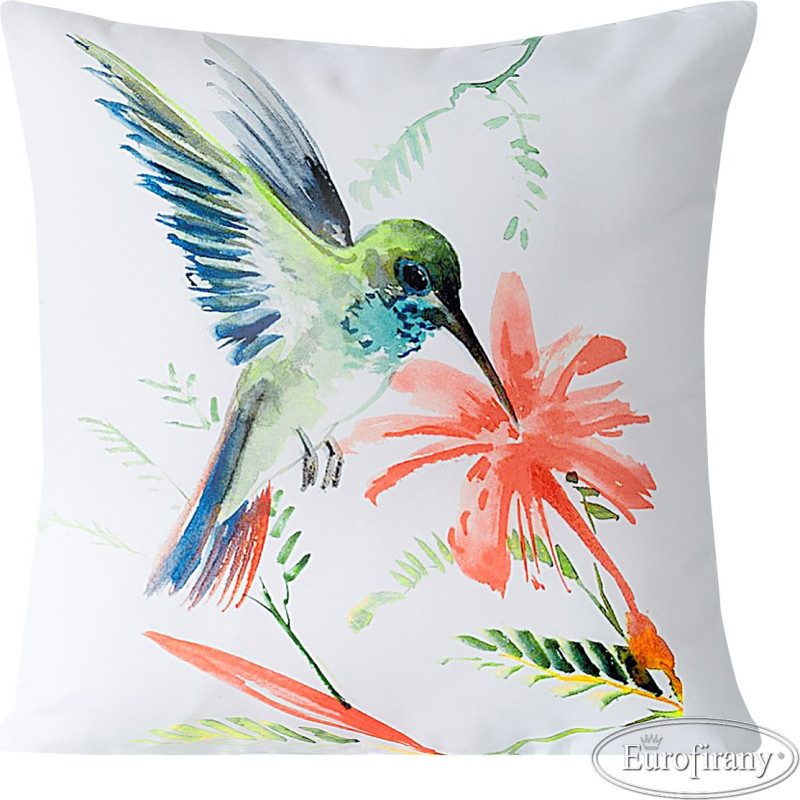Dekoratīvā spilvendrāna 40x40 Bird 6 Bird Pastelis