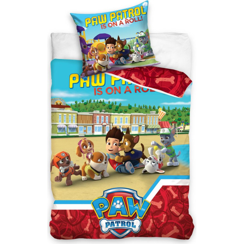 Kokvilnas gultas veļa 140x200 C Paw Patrol PAW162013-2-P 6678