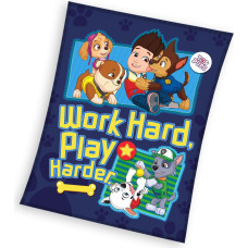 Flīsa sega 110x140 Paw Patrol Paw Patrol tumši zila, suņi
