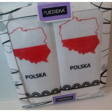 Trauku lupata Regions Set of 2 Jedeka Polska balts un sarkans