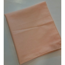 Vienkrāsaina kokvilnas spilvendrāna 40x40, aprikožu, ar pogām