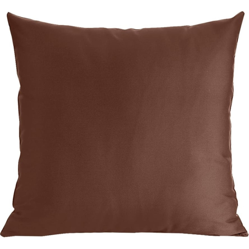 Satīna spilvendrāna 70x80 Nova, brūna, vienkrāsaina