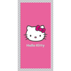 CTI Bērnu dvielis 75x150 Hello Kitty 4627 kaķēnu salsa 360 g/m2 kokvilna