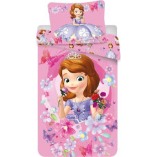Kokvilnas gultas veļa 140x200 Zosia Sofia 0211 Princess Princess spilvendrāna 70x90