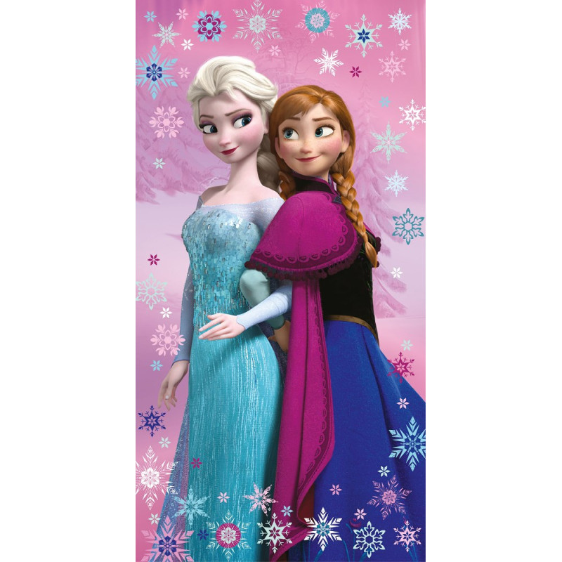 Pludmales dvielis 70x140 Frozen Frozen Anna Elsa 16 7108