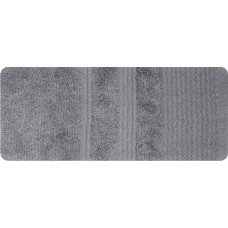 Rodas dvielis 70x140 pelēks ar apmali 550g/m2