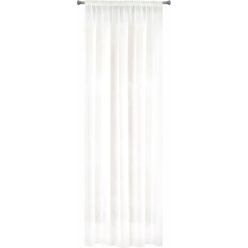 Gatavs Rebecca aizkars uz lentes, 140x250 cm, krēmkrāsas