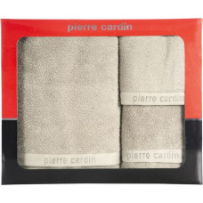 Dvieļu komplekts kastītē, 3 gab., Evi bēšs 430g/m2 Pierre Cardin
