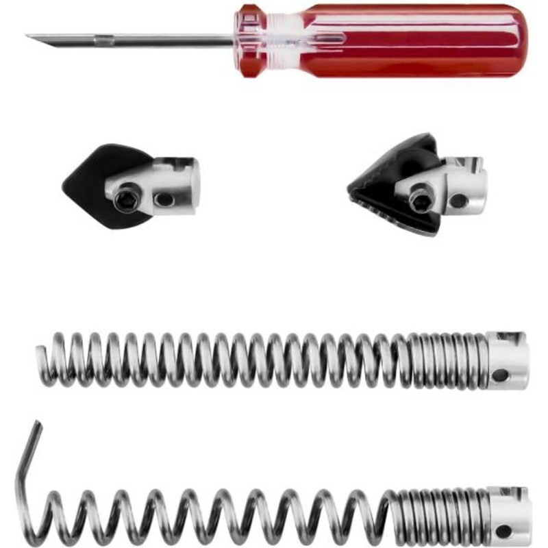 MSW Piederumu komplekts cauruļu tīrītāja stūmējam 30 - 100 mm 16 mm POWER DRAIN CLEAN 2.3E
