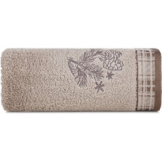 Holly dvielis 70x140 bēšs Ziemassvētki 02 480 g/m2