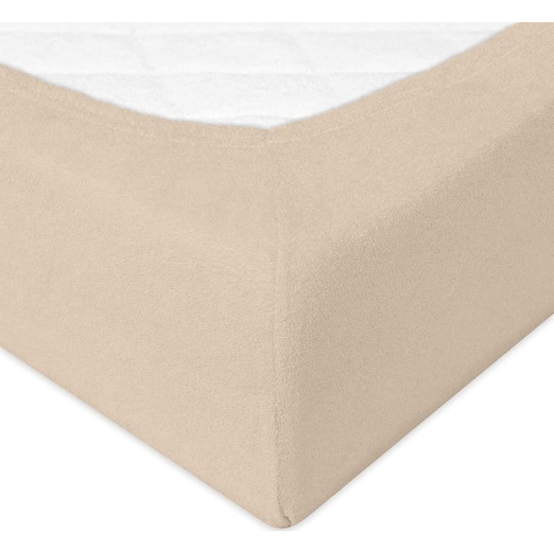 Frotē palags ar gumiju 180x200 bēšs 16 Classic