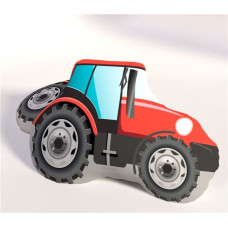 Mīļa spilvens 40x40 Traktors sarkans 171 A