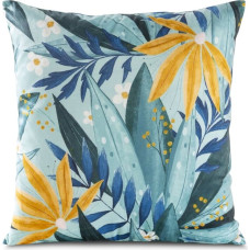 Dekoratīvā spilvendrāna 45x45 Velvet 93 zils dzeltens