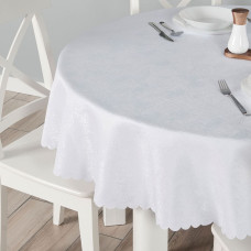 PELA ūdensizturīgs galdauts, fi 160, krāsa 001 balta TORENA/206/C01/160000/1