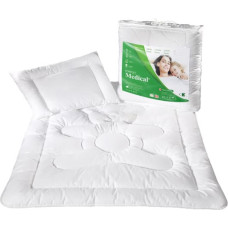 Bērnu sega 110x140 spilvens 50x60 Medicīniskais balts antialerģisks komplekts