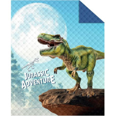 Holandes jauniešu gultas pārklājs 170x210 K 95 dino, divpusējs dekoratīvs stepēts gultas pārklājs 13