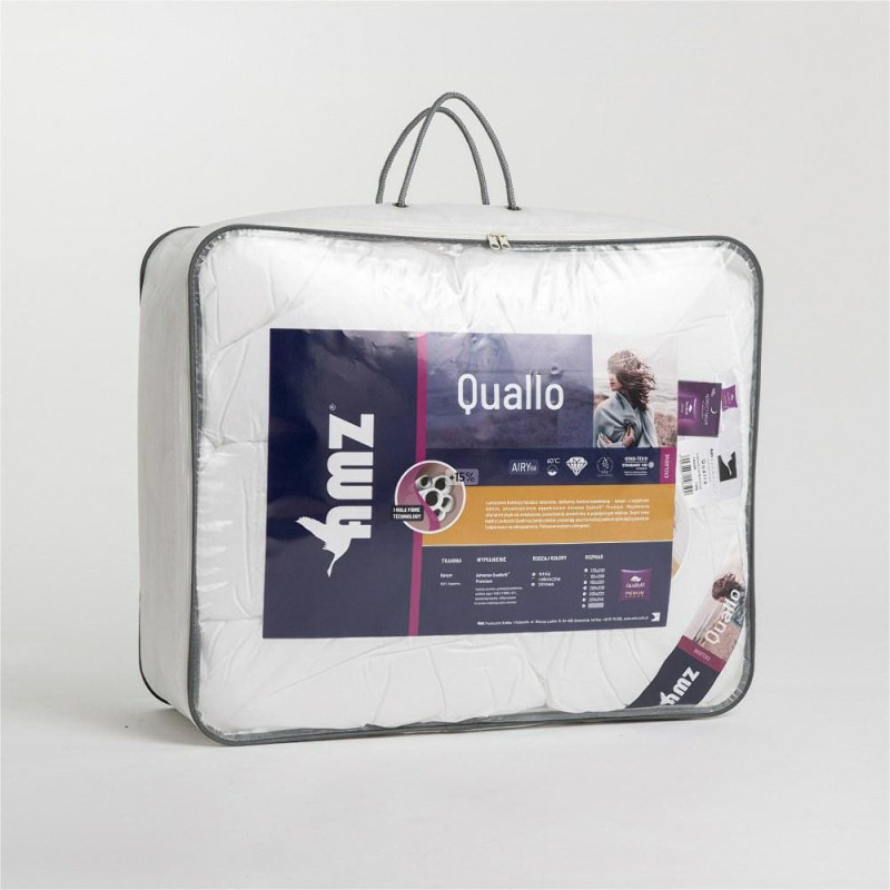 Antialerģiska sega 220x240 Quallo visu gadu+ 1900 g balta