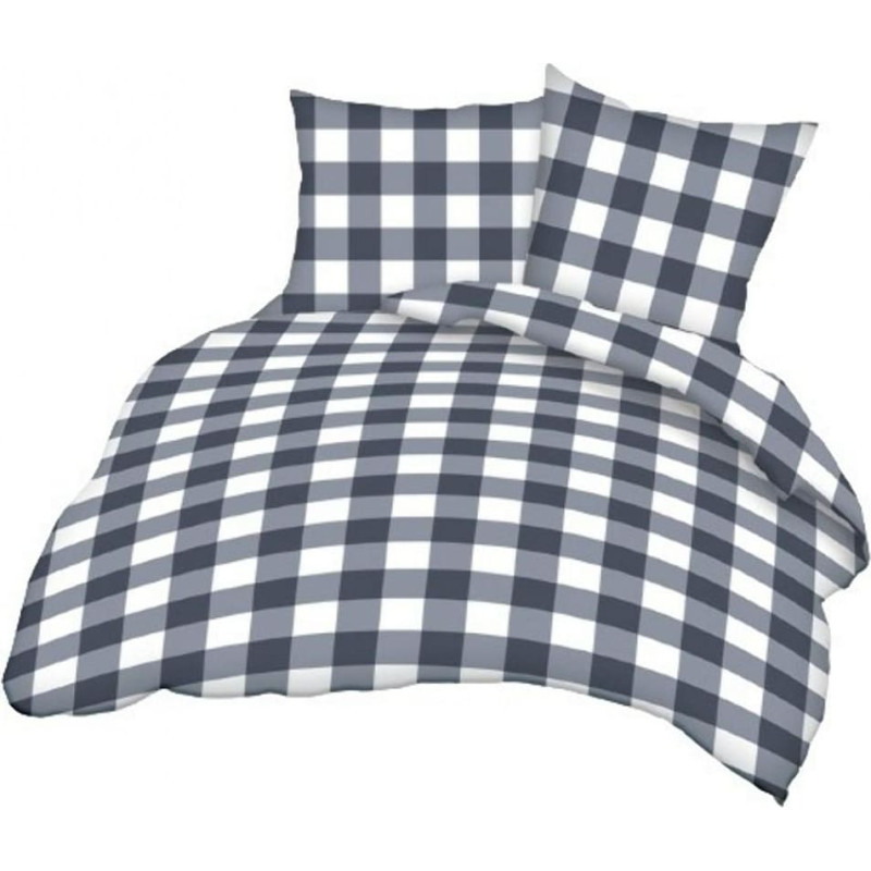 Mizas pakaiši 180x200 tumši zili balti rūtaini 171C A845_3 Kora 23