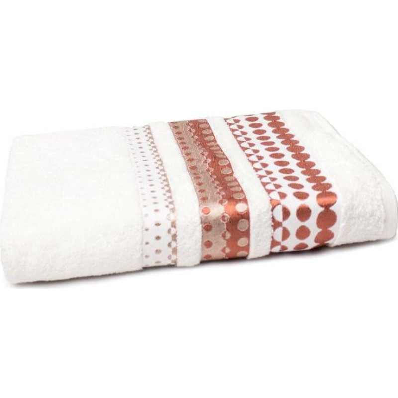 Sudraba dvielis 70x140, krēmkrāsas frotē, 500 g/m2