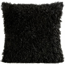 Marion melnās kažokādas dekoratīvā spilvendrāna 45x45