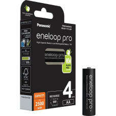 Panasonic Eneloop Pro AA 2500mAh rechargeable - 4 pcs