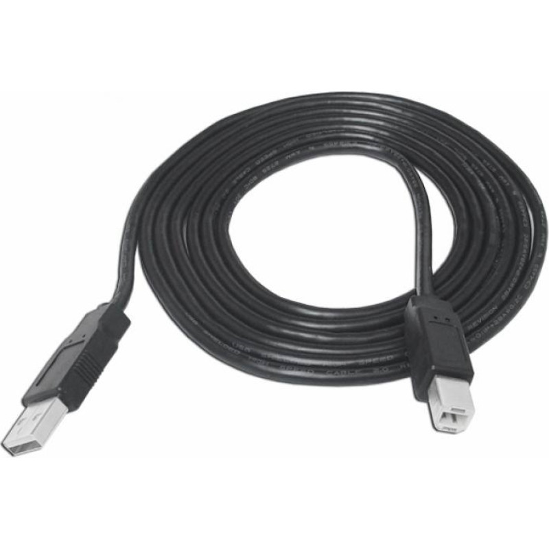 USB Printer Cable - A-Male to B-Male Cord 1.5m black TFO Supplies Line