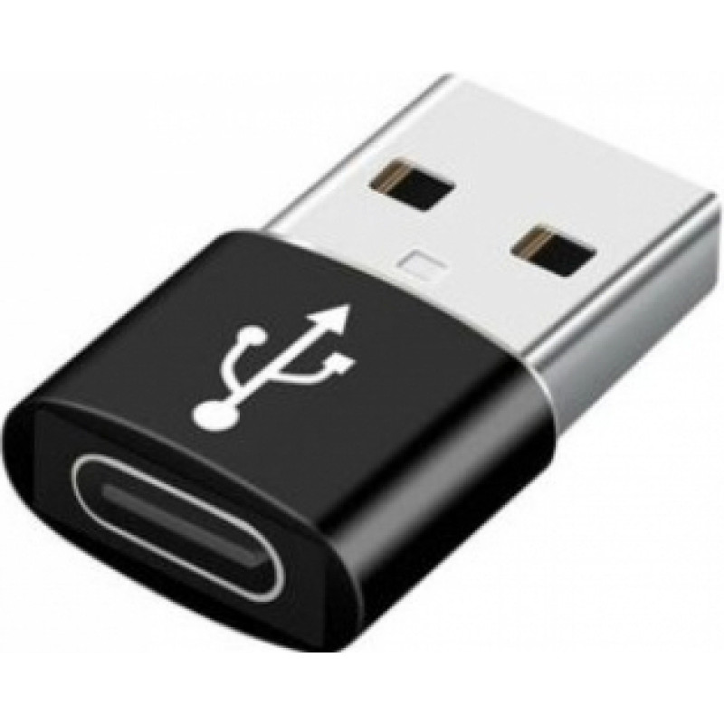 Adapteris Gembird USB AM to Type-C Female Black