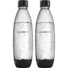 Sodastream PET pudeles DuoPack Fuse (2 pudeles, 1L, melnas) (1741260410)