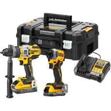 Dewalt-Maszyny Kombinētais akumulatoru komplekts DCF850 + DCD999 18V Li-Ion POWERSTACK 5,0Ah un 1,7Ah, XR, TSTAK II DeWalt [DCK2052H1E1T-QW]