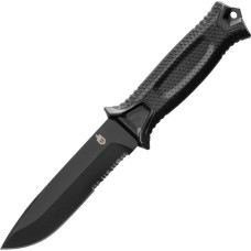 Gerber - Strongarm Black Serrated Knife - 31-003648