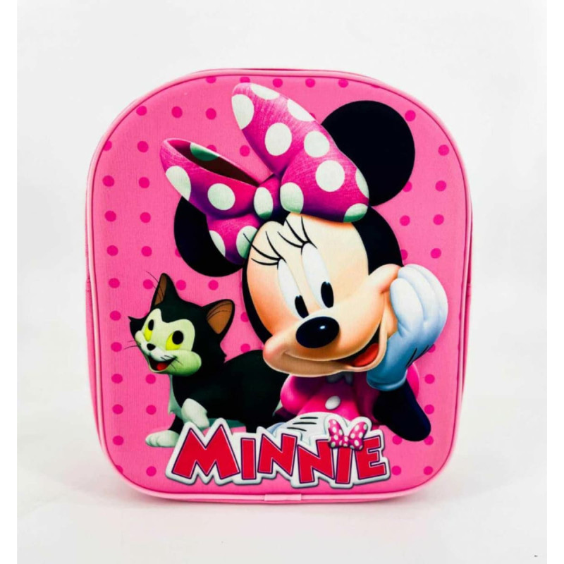 3D bērnudārza mugursoma Mini Mouse 15 rozā P24
