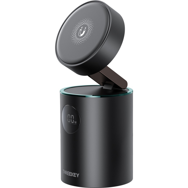 Threekey wireless charger TK31 magnetic HUB black 65W