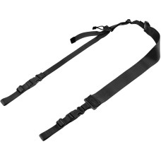 Cetacea Tactical - Quick Adjust Polstered 2 Point Sling - Melns - TA-20C2PS-BLK