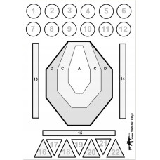 Tactical Weapon System - šaušanas mērķis TWS Drill IPSC