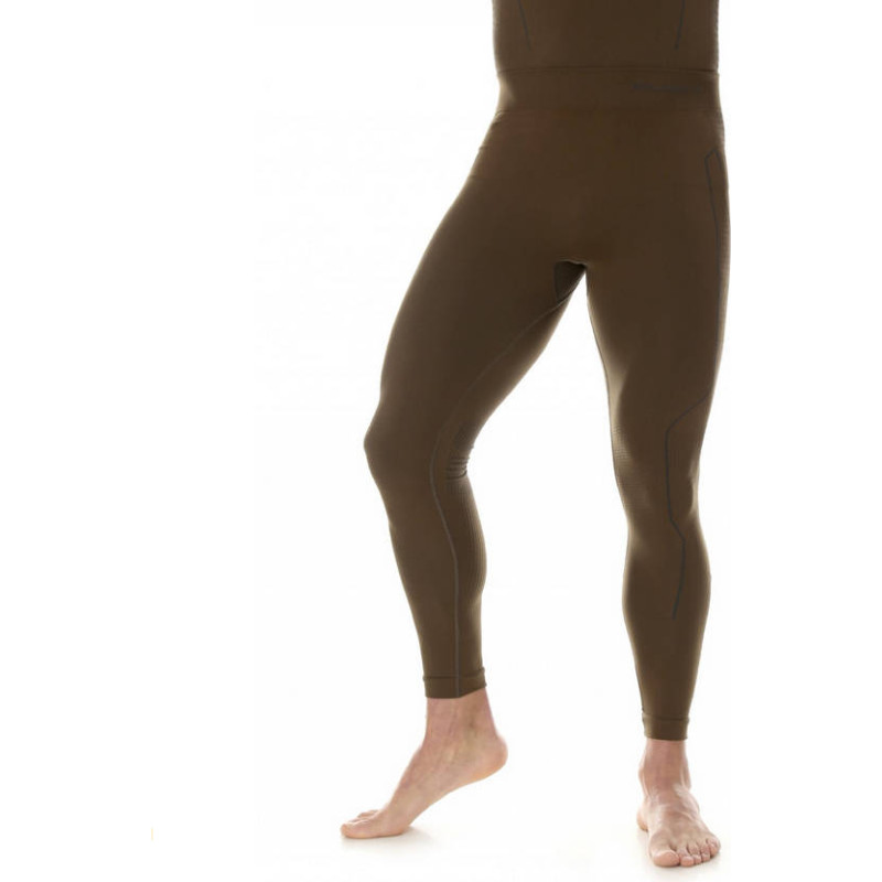 Brubeck - The Leggingsy thermoaktywne Ranger Thermo - Nilit Heat - Khaki - LE12760 (XXL)