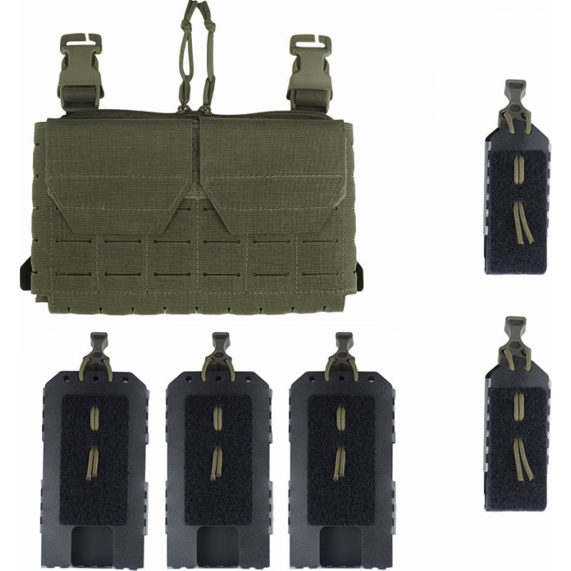 Templars Gear - Priek&scaron;ējais panelis Freemason Modulārais priek&scaron;ējais panelis - Ranger Green - TG-CPC-MFP-RG