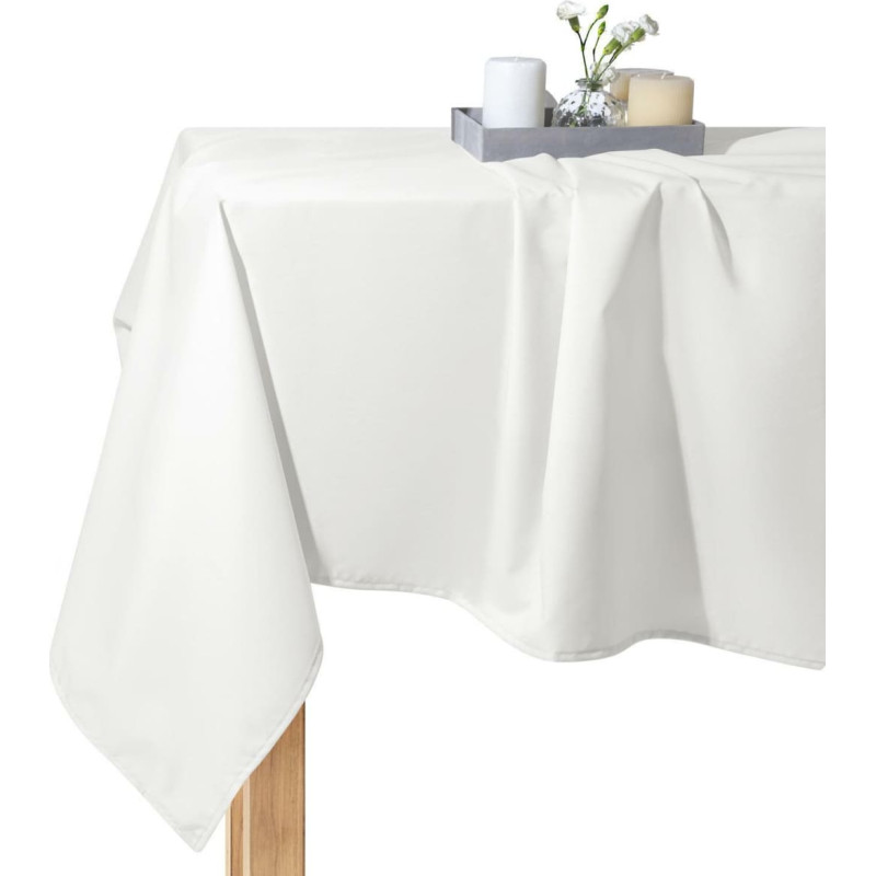 Dārza galdauts 140x180 Gaia balts ūdensizturīgs I24