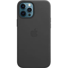 MHKM3ZE|A Apple Leather Magsafe Cover for  iPhone 12 Pro Max Black