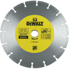 Dewalt-Akcesoria segmentēts dimanta disks ātrai betona griešanai, leņķa slīpmašīnām 230/2,3/7,5 mm, DeWalt [DT3731-QZ]