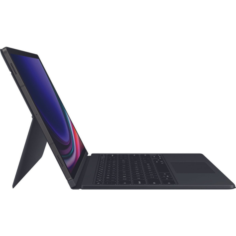 Samsung Book Cover Keyboard für Galaxy Tab S9+  Black (QWERTZ - vācu izkārtojums)