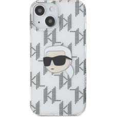 Karl Lagerfeld IML Electroplated Karl Head Case for iPhone 15 Transparent