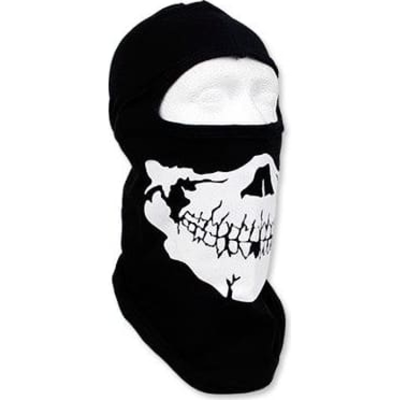 Fostex - Biker Balaclava Skull - Melns