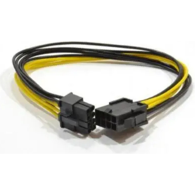 Cablexpert Barošanas kabelis PCI express 6+2-pin power 0.3m pagarinātājs Cablexpert (CC-PSU-84)