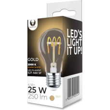 Forever Light LED Bulb Filament E27 A60 4W 230V 2000K 250lm SF gold Forever Light