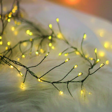 Forever Light String Light GREEN TWIG CLF-01 600LED yellow 6m + 5m cable Forever Light